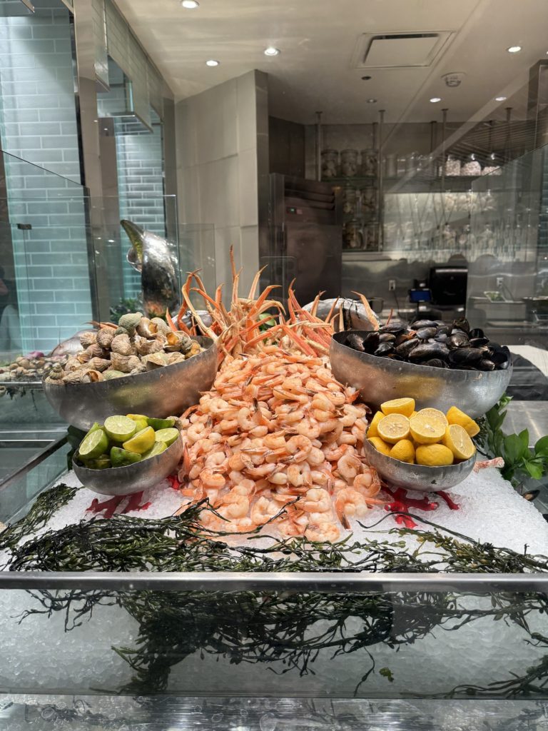 Seafood at Bachannal Buffet at Caesars Palace