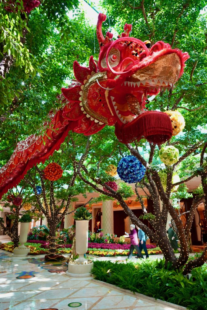 Lunar New Year Display Wynn Las Vegas 2024 Dragon